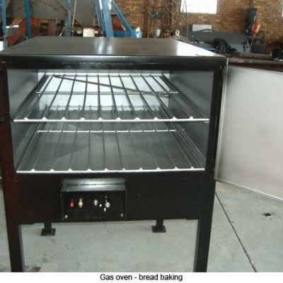 Gas oven – bread baking